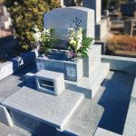多磨霊園にてシンプルな洋型墓を建立。カンボジアOW-1、４㎡クラス
